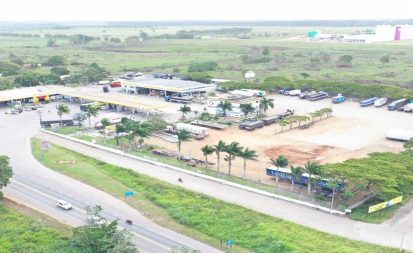 Foto do posto de gasolina