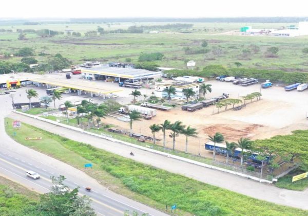 Foto do posto de gasolina